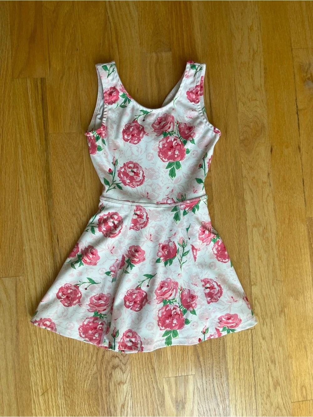Sweet Honey Girls Tennis Dress Floral Size 6Y